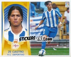 Figurina Ze Castro (#6A) - Liga Spagnola  2009-2010 - Colecciones ESTE