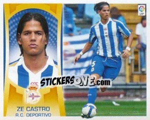 Sticker Ze Castro (#6A) - Liga Spagnola  2009-2010 n. 129 - Colecciones ESTE