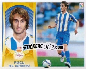 Sticker Piscu  (#6B) - Liga Spagnola  2009-2010 - Colecciones ESTE