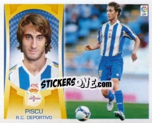 Sticker Piscu  (#6B) - Liga Spagnola  2009-2010 n. 130 - Colecciones ESTE