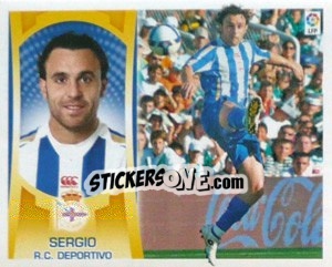 Sticker Sergio (#10) - Liga Spagnola  2009-2010 - Colecciones ESTE