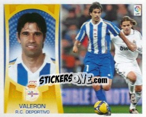 Sticker Valeron (#13A) - Liga Spagnola  2009-2010 - Colecciones ESTE