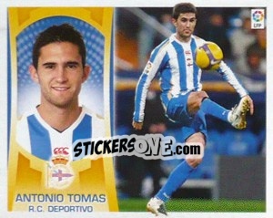 Sticker Antonio Tomas (#13B) - Liga Spagnola  2009-2010 - Colecciones ESTE