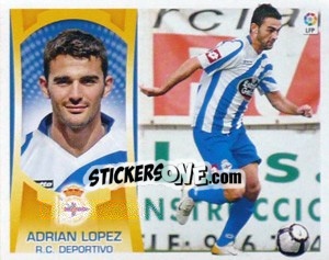 Sticker Adrian Lopez (#16B) COLOCA - Liga Spagnola  2009-2010 n. 145 - Colecciones ESTE