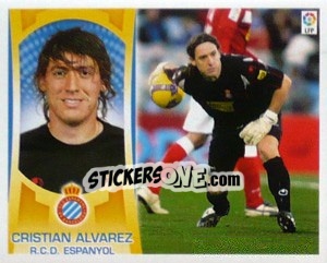 Figurina Cristian Alvarez (#2) - Liga Spagnola  2009-2010 - Colecciones ESTE