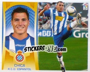 Sticker Chica (#3B) - Liga Spagnola  2009-2010 - Colecciones ESTE