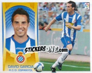 Sticker David Garcia (#7) - Liga Spagnola  2009-2010 n. 161 - Colecciones ESTE