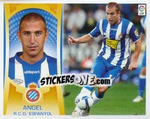 Cromo Angel (#9A) - Liga Spagnola  2009-2010 - Colecciones ESTE