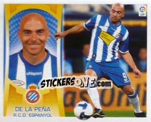 Figurina De la Pena (#10) - Liga Spagnola  2009-2010 - Colecciones ESTE