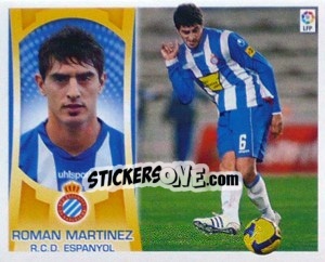 Sticker Roman Martinez  (#11A) - Liga Spagnola  2009-2010 n. 166 - Colecciones ESTE