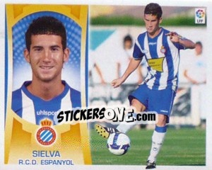 Sticker Sielva (#11B) - Liga Spagnola  2009-2010 n. 167 - Colecciones ESTE
