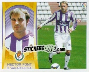 Figurina Hector Font (#13) - Liga Spagnola  2009-2010 - Colecciones ESTE