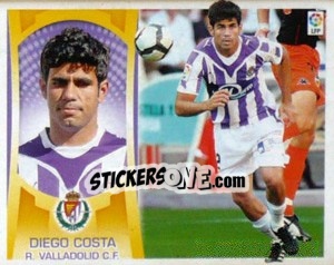 Cromo Diego Costa (#16B) COLOCA - Liga Spagnola  2009-2010 - Colecciones ESTE