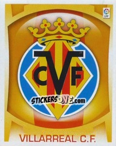 Cromo Escudo - Villarreal C.F. - Liga Spagnola  2009-2010 - Colecciones ESTE