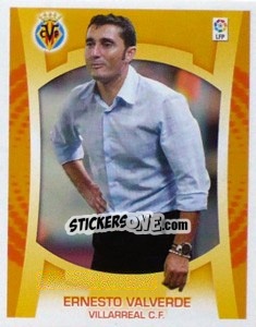 Sticker Entrenador - Ernesto Valverde - Liga Spagnola  2009-2010 n. 512 - Colecciones ESTE