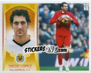 Figurina Diego Lopez (#1) - Liga Spagnola  2009-2010 - Colecciones ESTE