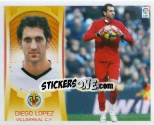 Cromo Diego Lopez (#1) - Liga Spagnola  2009-2010 n. 513 - Colecciones ESTE