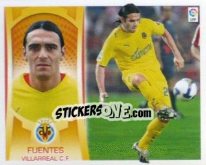 Sticker Fuentes (#4B) - Liga Spagnola  2009-2010 - Colecciones ESTE