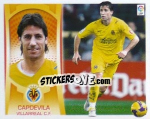 Sticker Capdevila  (#8) - Liga Spagnola  2009-2010 n. 521 - Colecciones ESTE