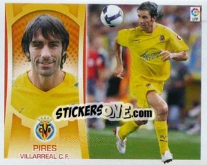 Sticker Robert Pires  (#13) - Liga Spagnola  2009-2010 n. 527 - Colecciones ESTE