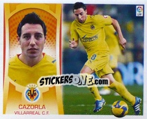 Sticker Cazorla  (#14) - Liga Spagnola  2009-2010 - Colecciones ESTE