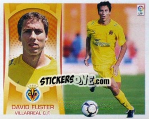 Cromo David Fuster (#10B) COLOCA - Liga Spagnola  2009-2010 - Colecciones ESTE