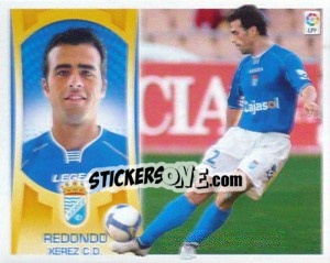 Figurina Redondo (#6) - Liga Spagnola  2009-2010 - Colecciones ESTE