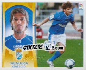 Cromo Mendoza (#7) - Liga Spagnola  2009-2010 - Colecciones ESTE