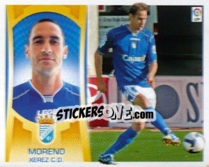 Sticker Moreno (#8) - Liga Spagnola  2009-2010 - Colecciones ESTE