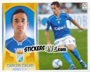 Sticker Carlos Calvo (#11) - Liga Spagnola  2009-2010 n. 553 - Colecciones ESTE
