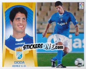 Sticker Gioda (#5B) COLOCA - Liga Spagnola  2009-2010 - Colecciones ESTE