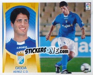 Sticker Gioda (#5B) COLOCA - Liga Spagnola  2009-2010 n. 560 - Colecciones ESTE