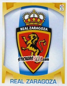 Cromo Escudo - Real Zaragoza - Liga Spagnola  2009-2010 - Colecciones ESTE
