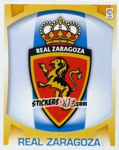 Sticker Escudo - Real Zaragoza - Liga Spagnola  2009-2010 n. 571 - Colecciones ESTE