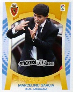 Cromo Entrenador - Marcelino Garcia - Liga Spagnola  2009-2010 - Colecciones ESTE