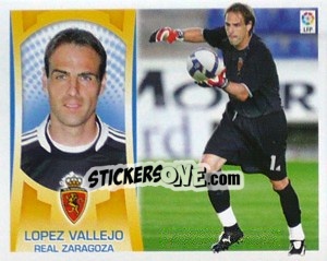 Sticker Lopez Vallejo (#2) - Liga Spagnola  2009-2010 n. 574 - Colecciones ESTE