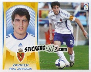 Sticker Zapater (#3) - Liga Spagnola  2009-2010 - Colecciones ESTE