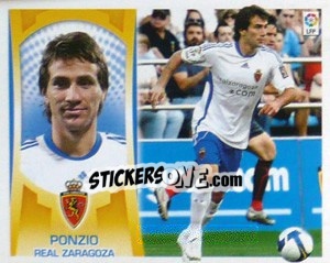 Sticker Ponzio (#8) - Liga Spagnola  2009-2010 - Colecciones ESTE