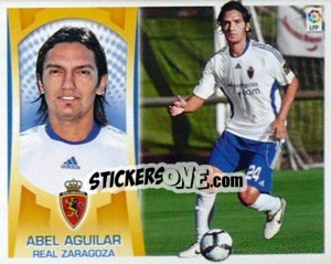 Sticker Abel Aguilar (#12B) COLOCA - Liga Spagnola  2009-2010 n. 591 - Colecciones ESTE