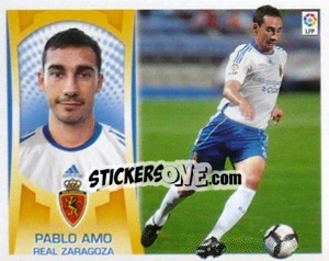 Sticker Pablo Amo (#3B) COLOCA - Liga Spagnola  2009-2010 n. 592 - Colecciones ESTE