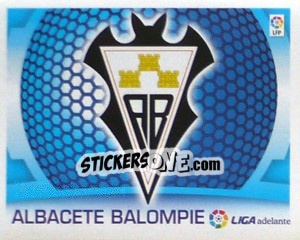 Cromo Escudo - Albacete Balompie - Liga Spagnola  2009-2010 - Colecciones ESTE