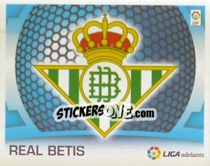 Cromo Escudo -  Real Betis - Liga Spagnola  2009-2010 - Colecciones ESTE