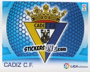 Cromo Escudo -  Cadiz C.F. - Liga Spagnola  2009-2010 - Colecciones ESTE