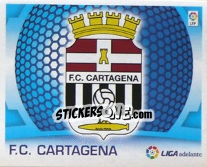 Cromo Escudo -  F.C. Cartagena - Liga Spagnola  2009-2010 - Colecciones ESTE