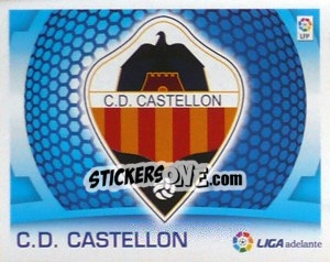 Sticker Escudo -  C.D. Castellon - Liga Spagnola  2009-2010 n. 605 - Colecciones ESTE