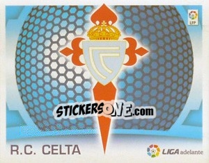 Cromo Escudo -  R.C. Celta - Liga Spagnola  2009-2010 - Colecciones ESTE