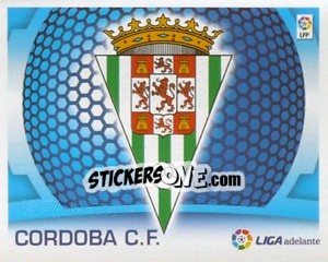 Sticker Escudo -  Cordoba C.F. - Liga Spagnola  2009-2010 n. 607 - Colecciones ESTE