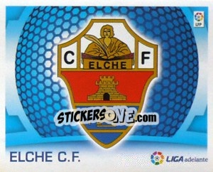 Sticker Escudo -  Elche C.F. - Liga Spagnola  2009-2010 n. 608 - Colecciones ESTE