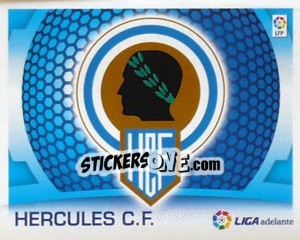 Sticker Escudo -  Hercules C.F. - Liga Spagnola  2009-2010 - Colecciones ESTE