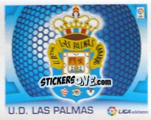 Cromo Escudo -  U.D. Las Palmas - Liga Spagnola  2009-2010 n. 613 - Colecciones ESTE